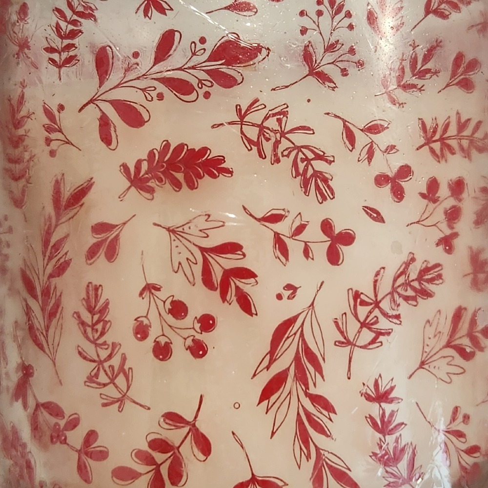 Debi Lilley Design Toile Cloche Candle NIP Spiced Cranberry 9 oz - Picture 4 of 7